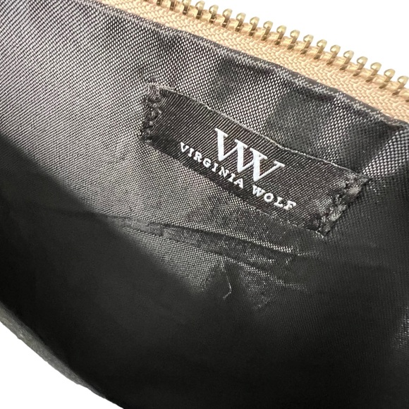 Virginia Wolf Mimi Woven Pouch Clutch NWT - Picture 8 of 10